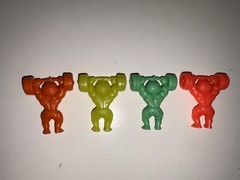 GPK Cheap toy TOPPS Lot Aqua Green, Neon Yellow, Neon Red And Orange Brett Sweat