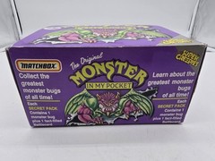 Vintage 1992 MONSTER IN MY POCKET ‘Super Creepies’ Case Of 24 Unopened Packs WOW
