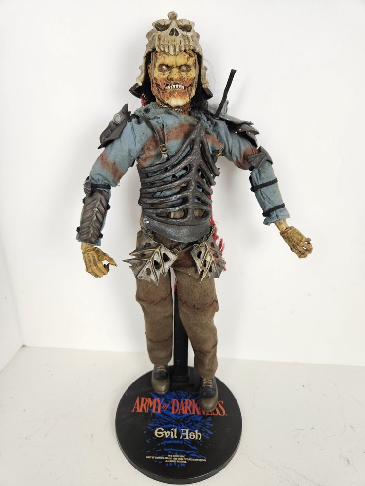 Vintage 2002 EVIL ASH 12″ Horror Action Figure Toy from Sideshow Toys