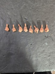Valaverse Action Force “4 sets of Bare Hands” ONLY” for 6″ Action Figures
