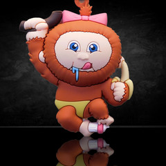 Garbage Pail Kids Series 4 3D Figural Foam Bag Clip Monogram U-Pick Your Choice