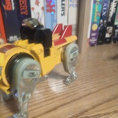 Voltron Yellow Lion Die Cast Metal W/ Head 1981 Bandai Taiwan Golion