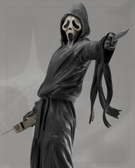 Ghostface Scream Horror Figure 25cm Professional Painted