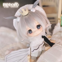 Piccodo Doll Haneko White Alice Haiba 13.6cm/5.3In Bjd Dressable Action Figure