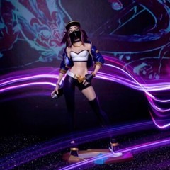 League of Legends LOL Gaming Peripherals KDA Akali Sculpture Figurine Collection