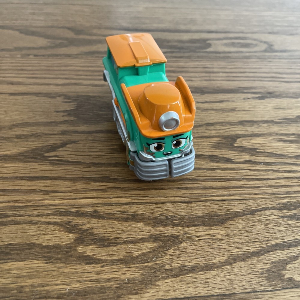 Mighty Express Farmer Faye Push And Go Train Netflix Series Green Figure Toy