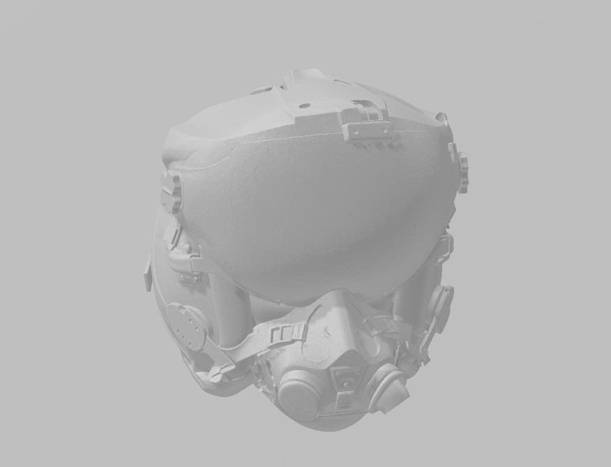 Custom kit 1/18 JHMCS helmet for BBI Elite Force F-16 F-18 pilot unpainted