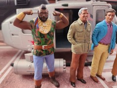 The A-Team (Set of 4 Painted Figures) 1/18 Scale Diorama (Handmade Accessory)
