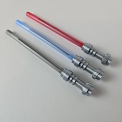 3D Printed Darth Vader Pen Holder with Custom Base & Lightsaber Pen – Red Blue