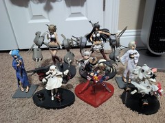 Anime Figure Lot, Kan Kolle Massive Figure Lot, Used, No Boxes Included.