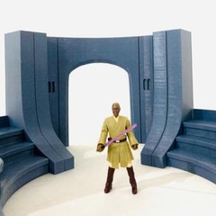 Custom Jedi Classroom Learning Chamber Diorama for 3.75 inch (1:18) Figures