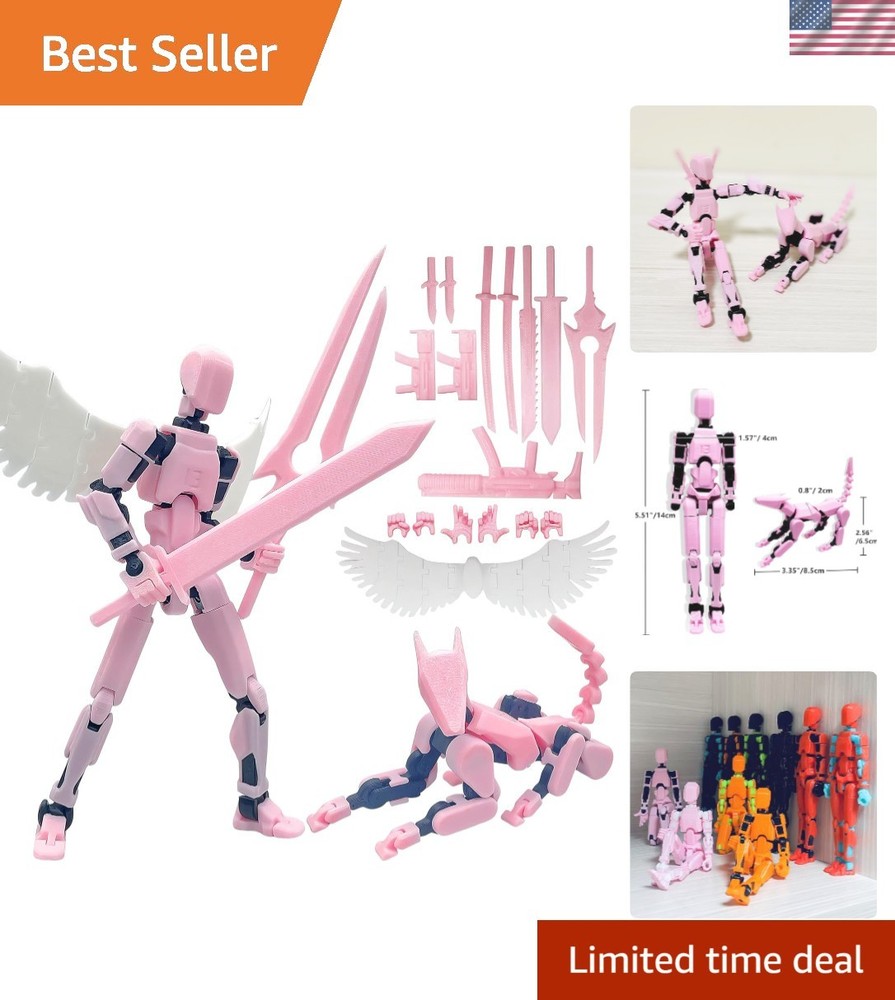 T13 3D Action Figures Set Titan 13 Action Figure Dummy 3D Printed Robo Multi-…