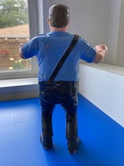 Vintage 1989 WWF LJN Big Boss Man Grand Toys Series 6 WWE Figure Rare 8” Orig