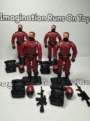 2004 GI JOE COBRA CRIMSON GUARD FORCE TRU EXCLUSIVE GUARDSMEN COMPLETE