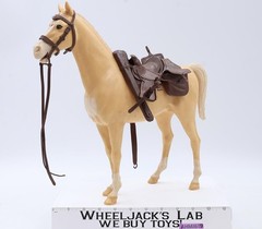 Thunderbolt Canadian Palomino Horse w/Complete Tack Johnny West Marx 12″ Vintage