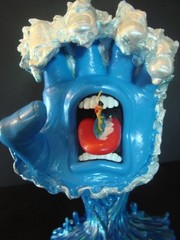 WAVE HAND Custom Kidrobot Santa Cruz Skateboards Screaming Hand Figure