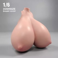 1:6 Female Bust Cover Suntan Super Large Breast Model For 12” TBL Figure Doll