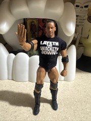 WWE The Rock Elite Collection Layeth the Smacketh Down Wrestling Figure