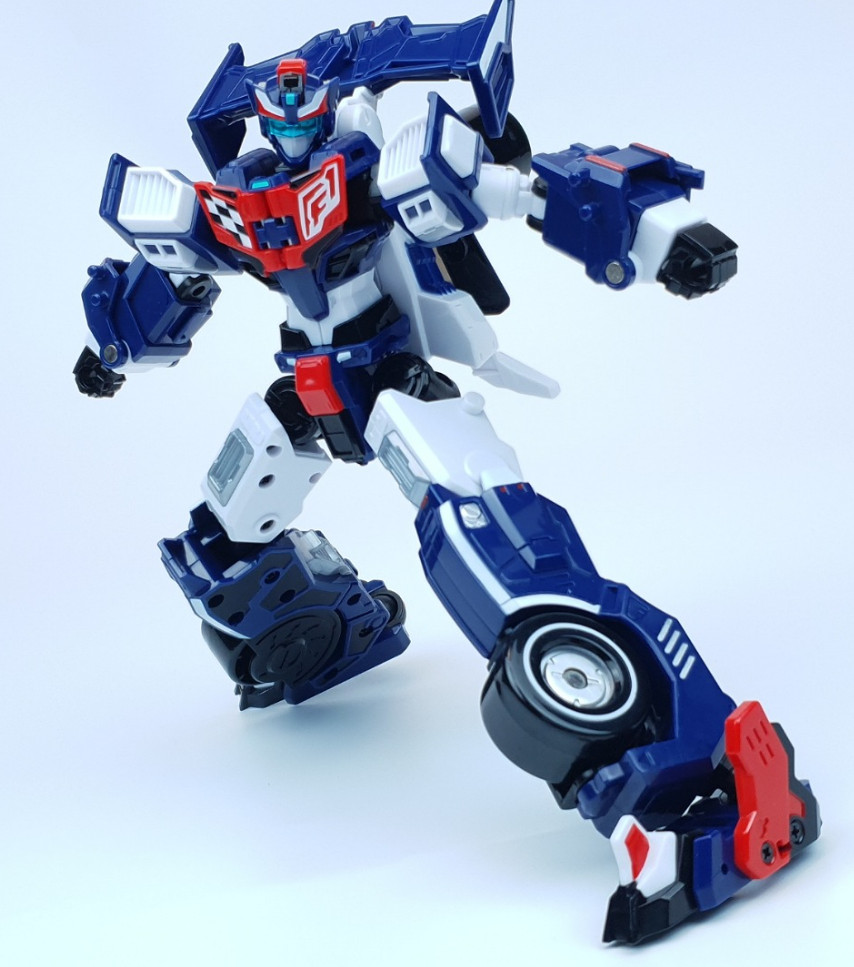 Metal Cardbot S FLASHVECTOR Race Car Transformer Robot Toy