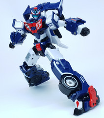 Metal Cardbot S FLASHVECTOR Race Car Transformer Robot Toy
