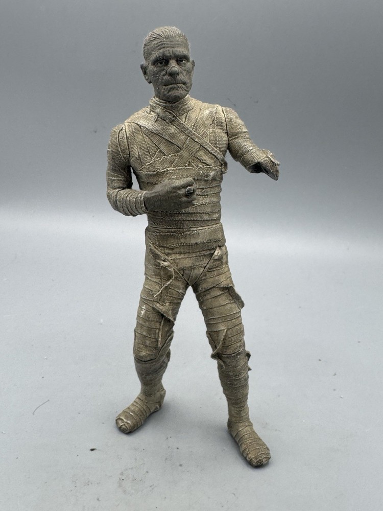 Universal Studios Monsters Boris Karloff The Mummy 7.75″ Sideshow 1998 DAMAGED