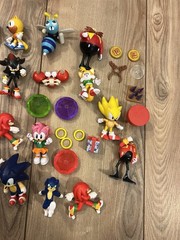 Lot Of 21 Sonic The Hedgehog Jakks Pacific Figures & Accessories Tails Sonic