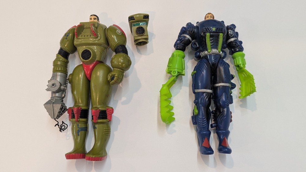 Vintage Inhumanoids Herc Armstrong & Dr. Derek Bright Figures lot