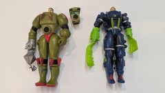 Vintage Inhumanoids Herc Armstrong & Dr. Derek Bright Figures lot