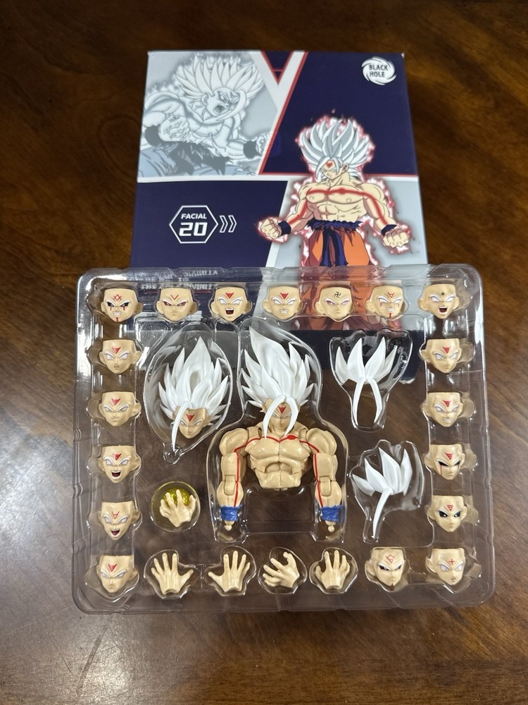 SH Figuarts Dragon Ball Z Black Hole Toys Omni God Goku 3.0 Torso & Head *NEW*