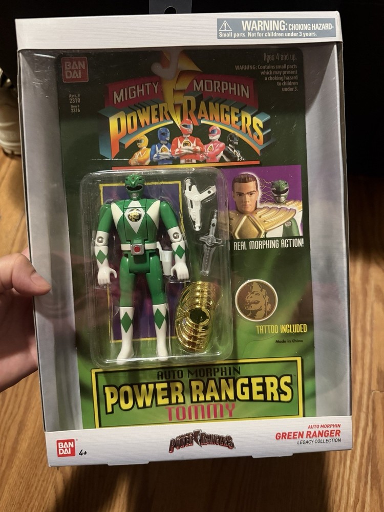 Brand New Sealed JDF Jason David Frank Morphin Green Ranger Tommy Legacy Collect