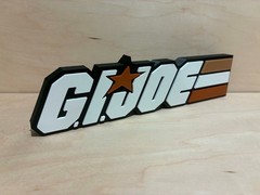 GI JOE Display Sign Cobra Display Sign. Custom signs done as well.