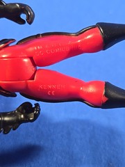 LOT of 3 Batman Figures 5” DC Comics Silver, Gold, Red, Black, Blue