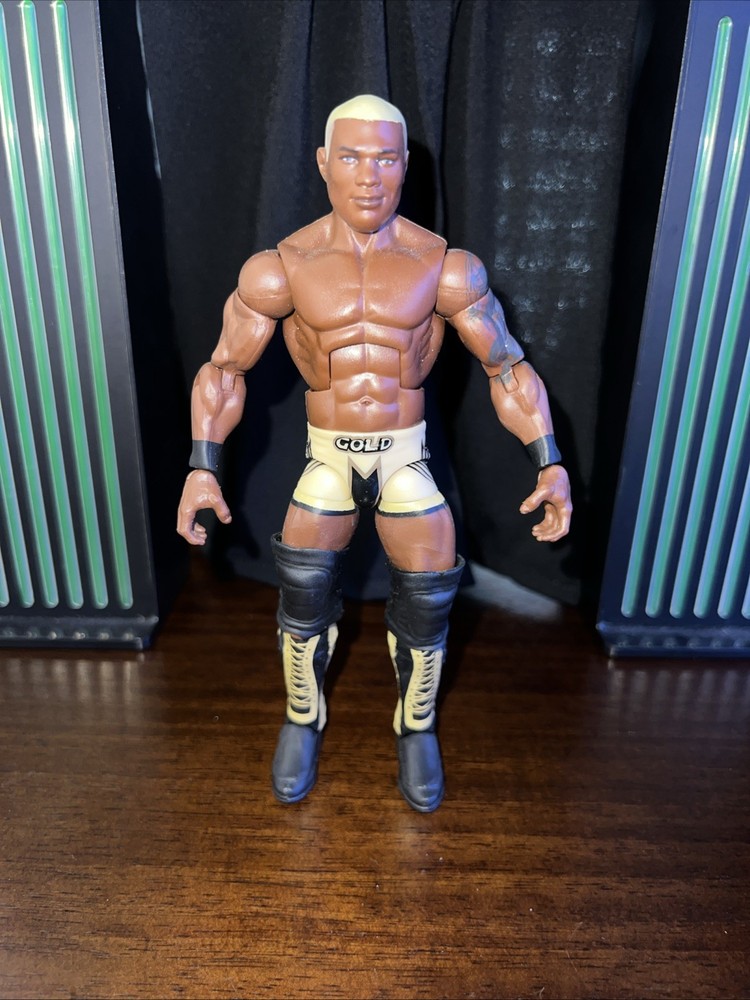 WWE Mattel Elite 63 Shelton Benjamin Chase Gold Standard Rare