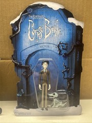 SUPER 7 THE CORPSE BRIDE VICTOR, EMILY, REACTION FIGURE SET , new sealed