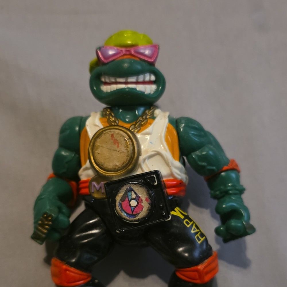 Playmates Toys TMNT Michelangelo & Donatello Action Figure Lot of 2 1990