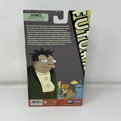 Futurama Toynami Hermes Conrad Figure w/ Roberto Build-A-Bot Part New Box Damage