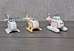 Harold the Helicopter Vtg Gullane Allcroft Die-cast Plastic Lot Of 3