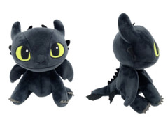 How To Train Your Dragon 3 Toothless Plush Doll Sitting with Tag 9.8″ (25cm)