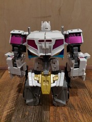 Transformers Combiner wars Voyager optimus prime with Thunderclash Toyhax