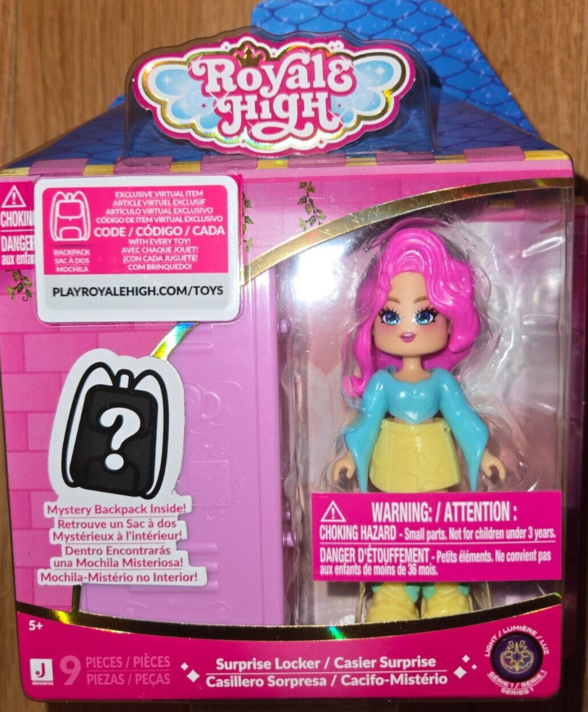 Roblox Royale High Surprise Locker Light Fairy Doll w/ Virtual Code |BRAND NEW