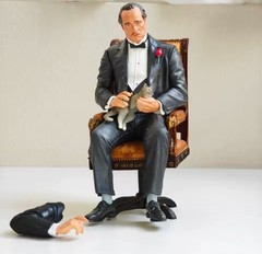 The Godfather Michael Corleone Handmade Model Don Vito Sitting on Chair