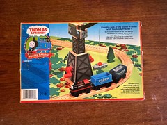 2000 Learning Curve Wooden Thomas Train Bertram with Scrap Cars! New