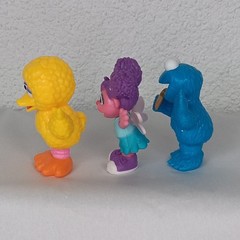 Sesame Street Play Figures Big Bird Cookie Monster Gabby Replacement Lot of 3