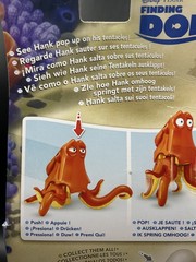 Disney Pixar Finding Dory Hank Pop-Up Tentacles Action Figure Bandai NEW 2016