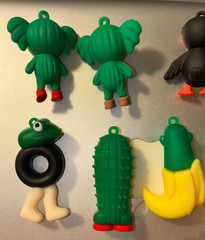 Lot 11 Italian Brainrot Ta Ta Ta Ta Sahur Boneca PVC Mini Figures Toys Memes