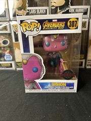 Brand New Funko Pop Avengers Infinity War Vision 307 Special Edition Vinyl Fi…