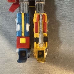 (2) VTG 1980s Voltron Diecast Robots Popy GB-35 Dairugger AS IS For Parts READ