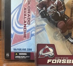 McFarlane’s Sportspicks PETER FORSBERG Series 7 Avalanche Figure New In Package