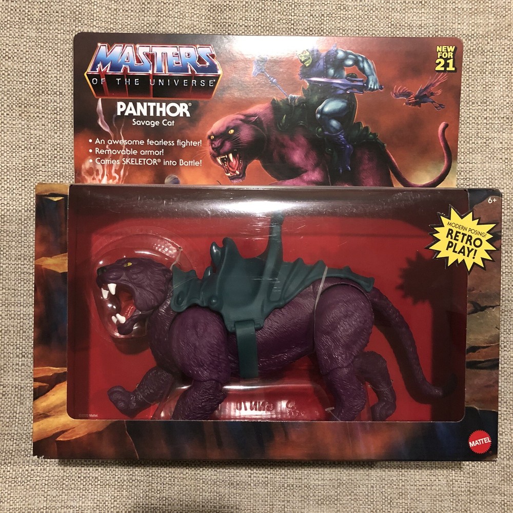 Masters of the Universe Origins Panthor Savage Cat 6 inch Action Figure New