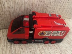 2000 Bandai Power Rangers Lightspeed Rescue Pyro Rescue One Fire Truck *TESTED*